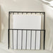 Wall-Mounted Iron File Holder — Magazine & Mail Organiser (Gold or Black)