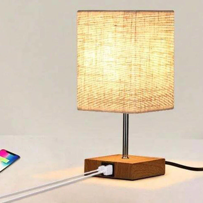 LED skrivebordslampe fra Bedside Lamps - berøringsdimmbar bordlampe med USB- og Type C-port, hurtiglading, øyebeskyttelse - ideell leselys for studenter og langvarige lesere