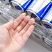 2-Tier Automatic Roll-Down Fridge Drink Dispenser — Clear Stackable Can Organiser