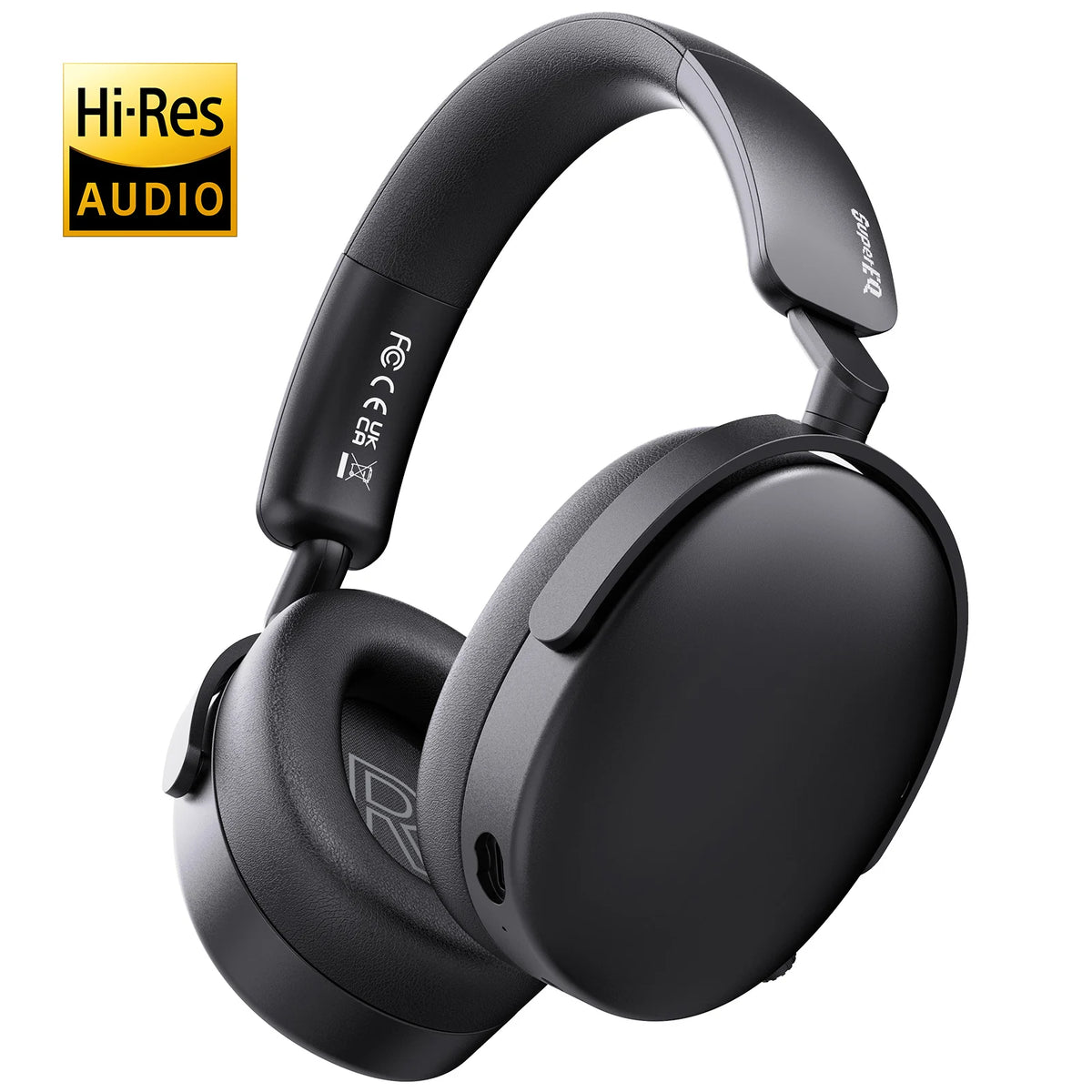 Oneodio SuperEQ A200 - Trådløse Bluetooth 5.4 hodetelefoner med hybrid aktiv støyreduksjon og Hi-Res lyd - Perfekt over-ear headset med 6-mikrofon AI ENC for akustiske entusiaster