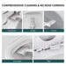 Silicone Soft‑Bristle Wall‑Mounted Toilet Brush with ABS Handle