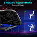 Laptop Cooling Pad 12–17 inch — 5 Quiet Fans, Adjustable Angles & Phone Holder