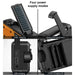 4000mAh Emergency Solar Radio with Hand Crank — AM/FM Weather Radio, LED Reading Light & Phone Charger