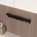 Wall-Mounted Key Organiser with Tray and Hooks – No-Drill or Drill Fixing