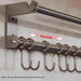 Stainless Steel Double-Rod Kitchen Rack — Spoon Holder & Kitchen Roll Dispenser