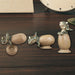 3PCS Hatching Dinosaur Eggs – T‑Rex, Triceratops & Raptor PVC Model Set