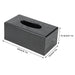 Black Wooden Tissue Box – Elegant Napkin Holder for Home & Hotel