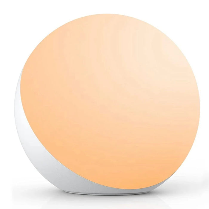 Smart bordlampe dimbar skrivebordslampe - app-/stemmestyrt, LED RGB, fargeskiftende, berøringslampe med britisk plugg - ideell for moderne smarthjem og teknologientusiaster