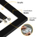 Classic Wood Photo Frame — 21 × 30 cm & 30 × 40 cm, Black or White