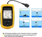 Portable Sonar Fish Finder — 100 m Depth, 45° Beam & Fish Alarm
