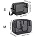 Mesh Toiletries Bag – Portable Shower Caddy & Cosmetic Organiser (S & M)