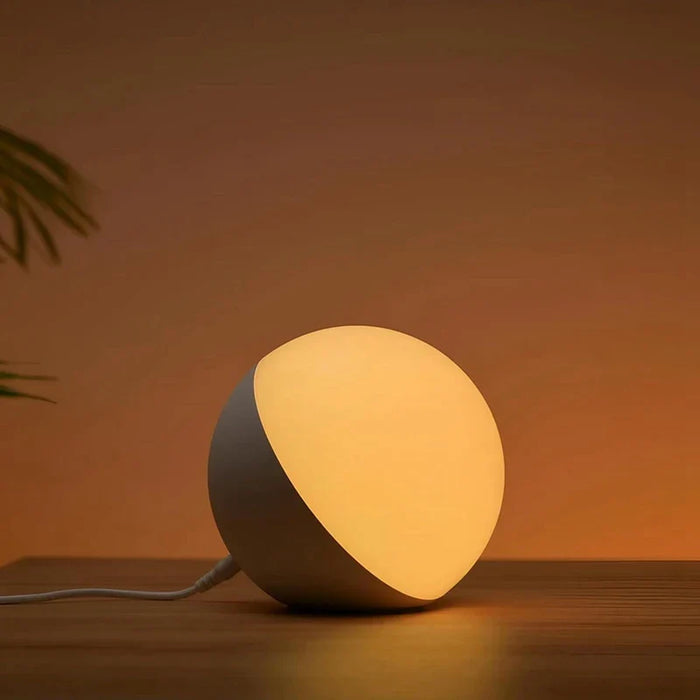 Smart bordlampe dimbar skrivebordslampe - app-/stemmestyrt, LED RGB, fargeskiftende, berøringslampe med britisk plugg - ideell for moderne smarthjem og teknologientusiaster