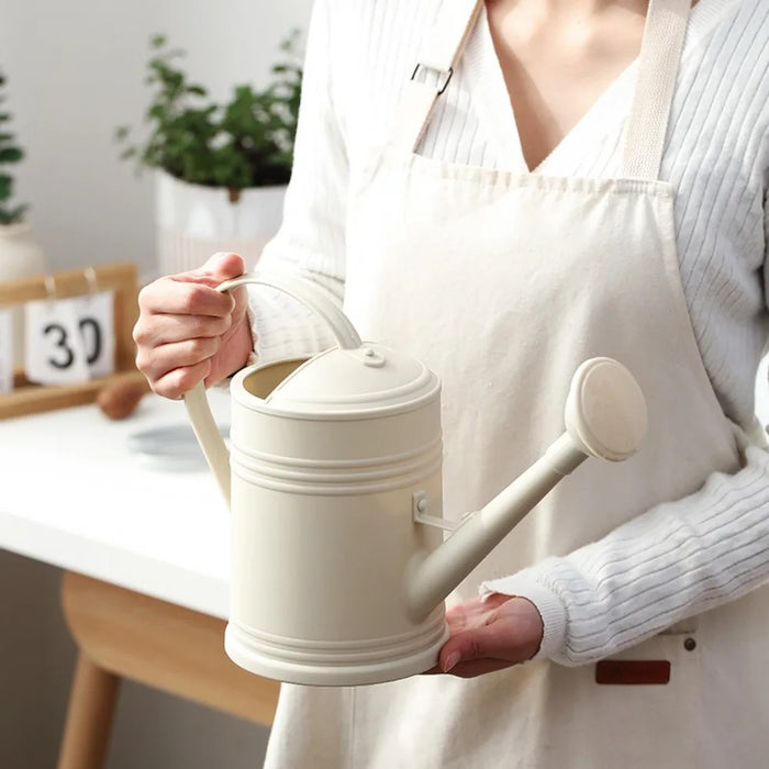 2-litre Long-Spout Watering Can — Durable Plastic with Ergonomic Handle