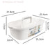 Cleaning Caddy with Handle – Portable Plastic Tote Organiser for Bathroom & Kitchen