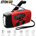 Disaster Prevention Emergency Flashlight Radio Solar Hand Crank Rechargeable Rechargeable Multifunctional LED Reading Light Radi