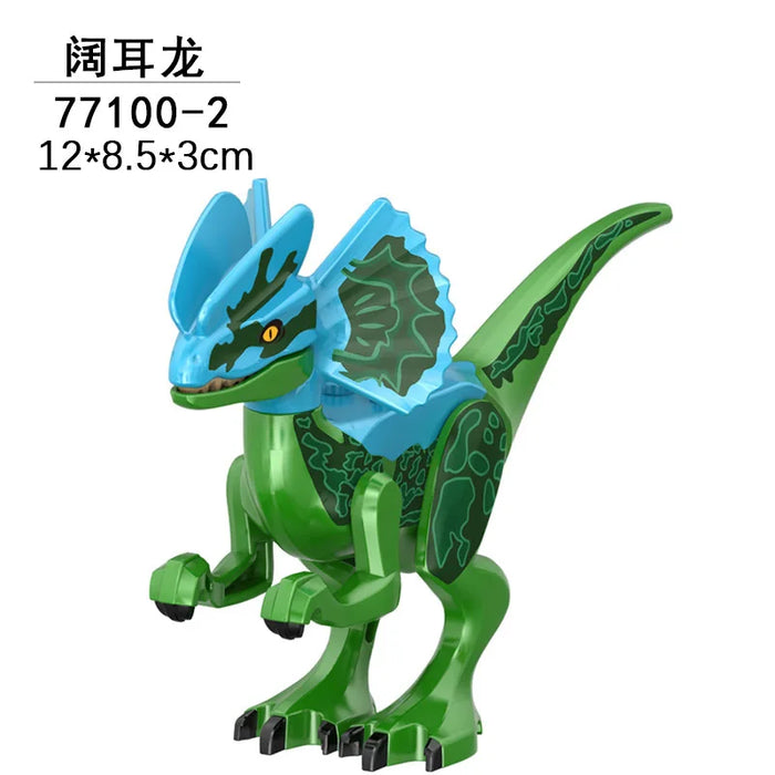 Tyrannosaurus Rex Building Block Figure — Jurassic Dinosaur Brick Toy (LEGO-compatible, 1pc)