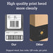 Portable 80mm Thermal Label & Receipt Printer — USB, Wi‑Fi & Bluetooth (iOS/Android/Windows)