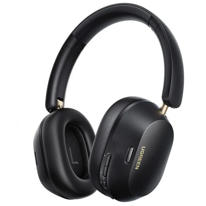 UGREEN MAX5C Trådløse Støydempende Bluetooth-hodetelefoner - 43dB Hybrid Aktiv Støydemping, Hi-Res LDAC, 75H Spatial Audio Hodesett Øretelefoner - Ideell for Støyfri og Langvarig Lydopplevelse.