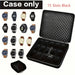 15-Slot Velvet Watch & Jewellery Storage Box, Portable Black (Size L)