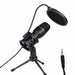 USB Condenser Microphone for PC & Laptop — Wired Streaming, Podcasting & Gaming (RGB option)