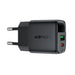 35W GaN USB-C + USB-A Fast Charger with LED Power Display (EU Plug)