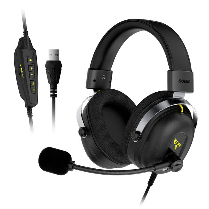 Commander G-serien - 7.1 surroundlyd gamingheadset - for PC, Playstation 5, PS4