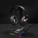 FANTECH AC3001S - RGB Light-emitting Headphone Stand, Headset Hook Display Rack & Storage Tools with Anti-Slip Aggravating Base - Perfect for Gamers & Organizing Workspace - Shopsta EU