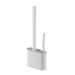 Wall-Mounted Silicone Toilet Brush with Long Handle — Quick-Dry Soft Bristles