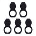 5-pack Ultra-Thin Webcam Privacy Covers for Laptops, Tablets and Phones — Black