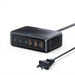 100W GaN 6-Port USB Charger — 3x USB-C & 3x USB-A (UK plug option)