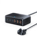 100W GaN 6-Port USB Charger — 3x USB-C & 3x USB-A (UK plug option)