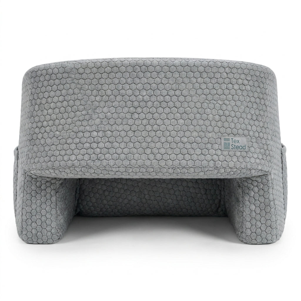 Reading Pillow for Gaming — Extra Large Memory Foam Armrest Bed Rest Pillow, 22.4×24×11.8in (1 pc)