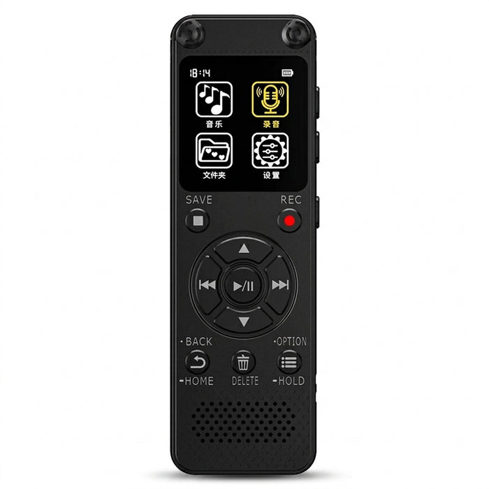 Voice recorder for seniors — voice‑activated, one‑touch recording and playback
