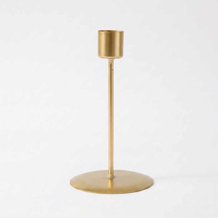 Simple Iron Candlestick — Dinner Table Candle Holder