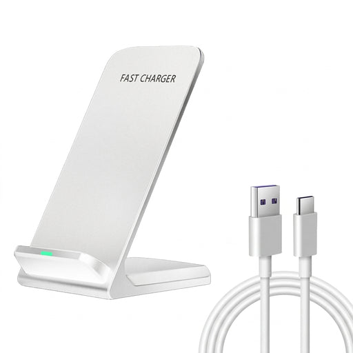 30W Fast Qi Wireless Charging Stand – Compatible with iPhone, Samsung, Xiaomi & Huawei